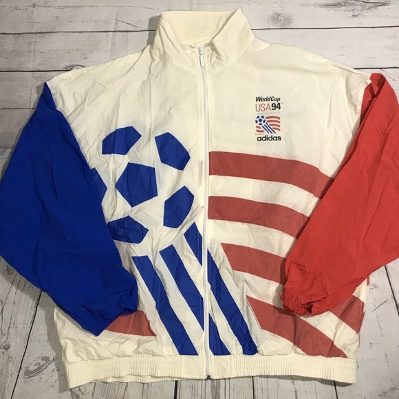 USA WORLD CUP 1994 RARE ADIDAS WINDBREAKER - Picture 10 of 10